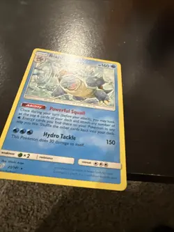 Pokemon TCG Blastoise 25/181 Sm-Team Up Regular Card - Image 3