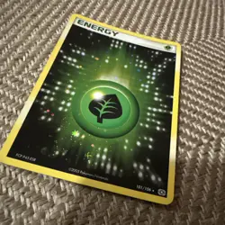 Grass Energy 101/106 Holographic Pokemon Card   - Image 5