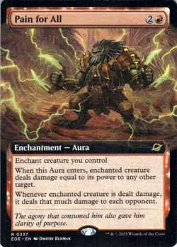 MTG Pain for All (Extended Art) (337) | NM | Edge of Eternities (EOE) - Image 1
