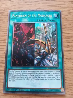 YUGIOH PANTHEISM OF THE MONARCHS RA04-EN261 QUARTER CENTURY PANTHEISM OF T MONARCHS - Image 1