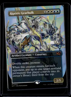 MTG: Aetherdrift #353 Riptide Gearhulk (Borderless) ðŸ¡ - Image 1