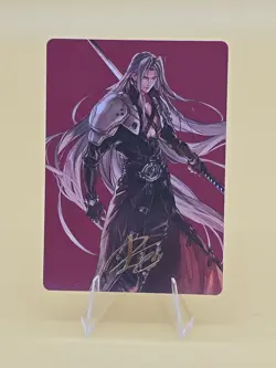MTG Final Fantasy Sephiroth Fabled SOLDIER Art Series Card STAMPED - Image 1