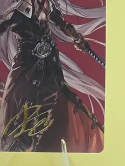 MTG Final Fantasy Sephiroth Fabled SOLDIER Art Series Card STAMPED - Image 4