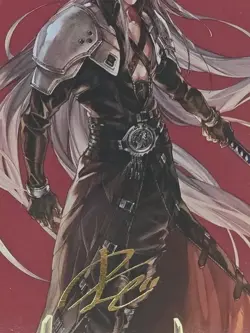 MTG Final Fantasy Sephiroth Fabled SOLDIER Art Series Card STAMPED - Image 5