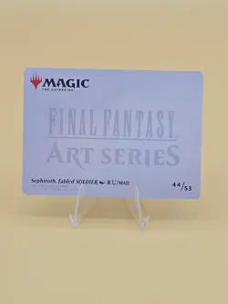 MTG Final Fantasy Sephiroth Fabled SOLDIER Art Series Card STAMPED - Image 7