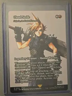 Cloud Strife, Najeela, the Blade-Blossom -  NM/M - MTG Magic Final Fantasy ðŸ”¥  - Image 1