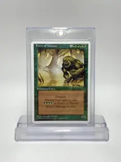 MTG 4th Edition Alternate Fourth Force of Nature Rare Rating 9 - Image 1