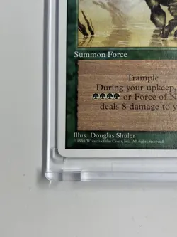 MTG 4th Edition Alternate Fourth Force of Nature Rare Rating 9 - Image 7