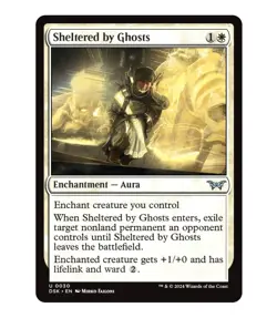 Sheltered by Ghosts - Duskmourn (DSK) - MTG Uncommon #30 | Regular Card - Image 1