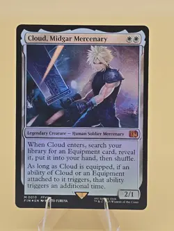 Cloud, Midgar Mercenary - FOIL - Final Fantasy #10 Mythic, NM, MTG - Image 1