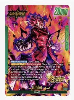PSL Dragon Ball Super Card Game Fusion World Start Deck EX Giblet FS10 - Image 7