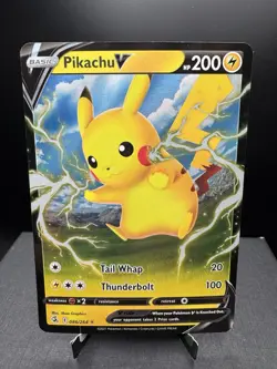 Pokemon TCG SWSH Fusion Strike Pikachu V 086/264 Ultra Rare Holo LP - Image 3