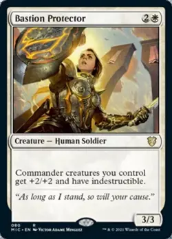 Bastion Protector - Light Play MTG Commander 2021 Midnight Hunt - Image 1