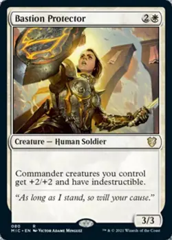 Bastion Protector - Light Play MTG Commander 2021 Midnight Hunt - Image 2