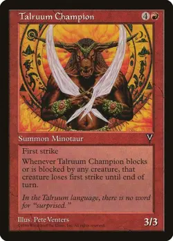 Talruum Champion Visions MTG - Image 1