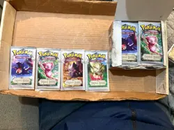 Pokémon EX Legend Maker Trading Card Game 4 Booster Packs art set sealed +heavy - Image 1