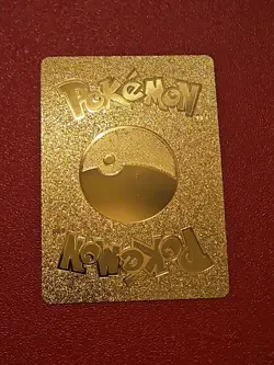 Pokemon Charizard DX 52/100 Gold Metal Pokemon Card Max Wildfire HP500 - Image 2