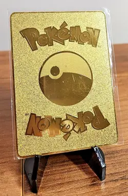 Pokemon Charizard DX 52/100 Gold Metal Pokemon Card Max Wildfire HP500 - Image 2