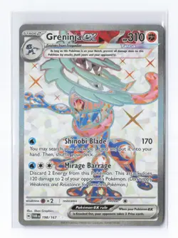 Greninja EX 198/167 Ultra Rare Pokemon Scarlet & Violet Twilight Masquerade Card - Image 3
