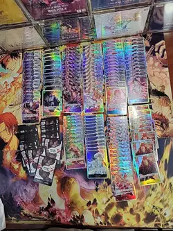 One Piece Japanese 125x SR Lot Cards OP11 Fist Of Divine Speed Don Card 34x NM - Image 17