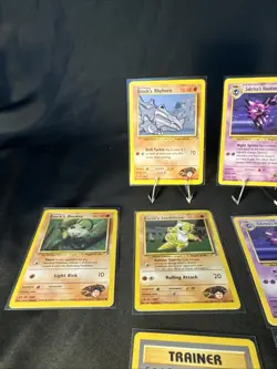 Lot Of 14 Gym Heroes Vintage Pokémon Cards HP-LP - Image 16