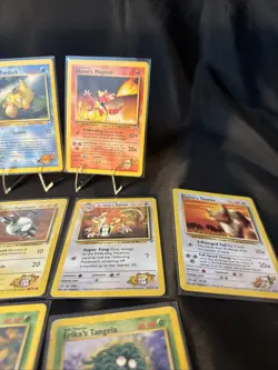 Lot Of 14 Gym Heroes Vintage Pokémon Cards HP-LP - Image 4