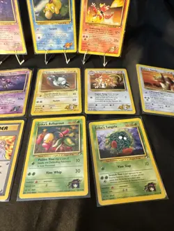 Lot Of 14 Gym Heroes Vintage Pokémon Cards HP-LP - Image 5