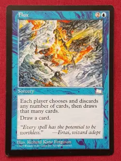 Magic The Gathering WEATHERLIGHT FLUX blue card MTG - Image 3