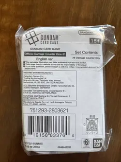 Gundam Card Game Official Damage Counter Dice English 2025 Limited E03 Rare 🔥 - Image 6