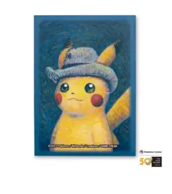 Pokémon Center x Van Gogh Museum Pikachu Self-Portrait 65 Card Sleeves - Image 6