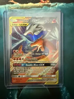 Reshiram & Charizard GX 20/214 Unbroken Bonds Ultra Rare Holo Pokemon Card NM - Image 3