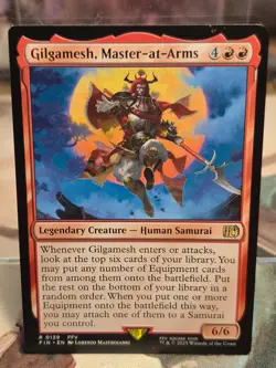 R 0139 Gilgamesh, Master-at-Arms NM Rare FFV Final Fantasy MTG Card FIN Red - Image 3
