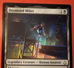 MAGIC, MTG: DESMOND MILES - ASSASSIN'S CREED - ACR #24 ,REGULAR FINISH, NM - Image 2