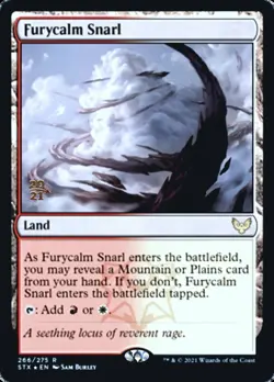 MTG Furycalm Snarl - Foil - Prerelease Promo, Light Play, English Promo: Prerele - Image 1