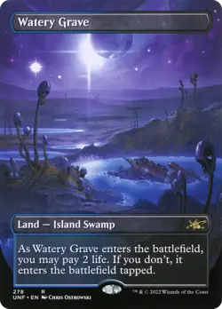 Watery Grave (Borderless) Unfinity Near Mint - Image 1