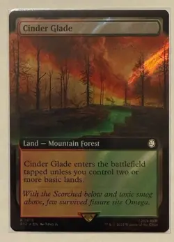 Cinder Glade Borderless Surge Foil - Universes Beyond: Fallout MTG - Image 3