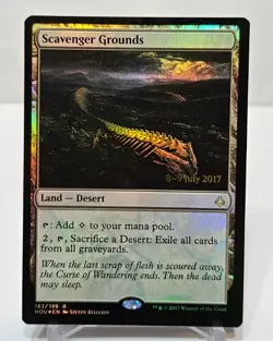 Scavenger Grounds PreRelease Foil Promo MTG Magic The Gathering 6781 - Image 1