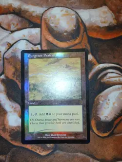FOIL Sungrass Prairie Odyssey MTG Magic the Gathering 1st Edition - Image 1