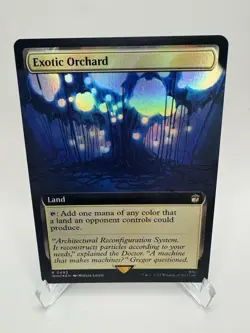 MTG Exotic Orchard #0493 Extended Art Rare UB: Doctor Who (WHO)  foil - Image 2