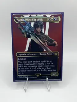Noctis, Prince of Lucis (Borderless) Final Fantasy Foil - Image 2
