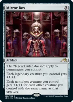 MTG Mirror Box, Light Play, English Kamigawa: Neon Dynasty - Image 1