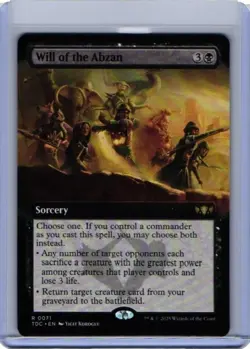 Will of the Abzan (Extended Art) Commander: Tarkir: Dragonstorm Regular - Image 1