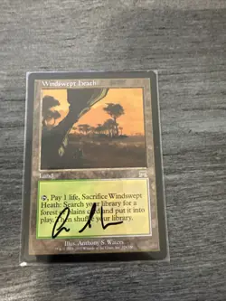 SIGNED 1x Windswept Heath Onslaught Regular MAGIC THE GATHERING - Image 3