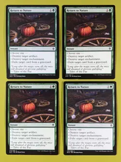 Return to Nature x4 Throne of Eldraine 4x Magic the Gathering MTG - Image 1