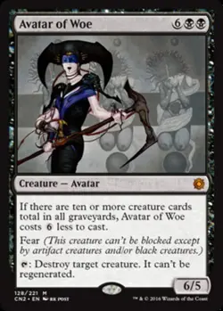 1x Avatar of Woe Light Play MTG Magic - Kid Icarus - - Image 1