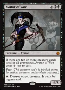 1x Avatar of Woe Light Play MTG Magic - Kid Icarus - - Image 2