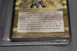 Hazezon Tamar - Legends - English - 1994 MTG Heavily played - Image 8