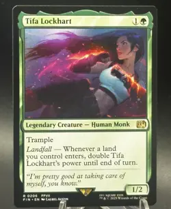 Tifa Lockhart Final Fantasy Regular - NM #206 MTG Magic The Gathering FIN - Image 2