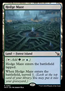 x4 Hedge Maze  #262 | MKM Murders at Karlov Manor | MTG | Same Day Ship! - Image 2