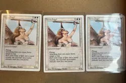 MTG Magic the Gathering Serra Angel Revised Edition x3 Playset MP/HP Lot 1 - Image 3